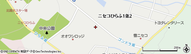 北海道倶知安町（虻田郡）ニセコひらふ１条周辺の地図