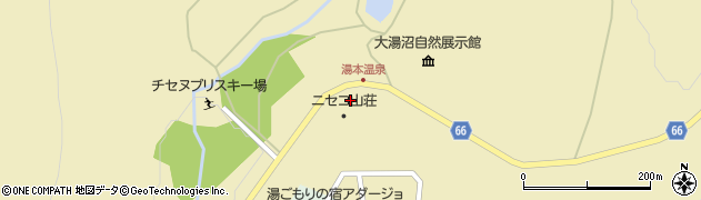 ニセコ湯本温泉郷月美の宿紅葉音周辺の地図