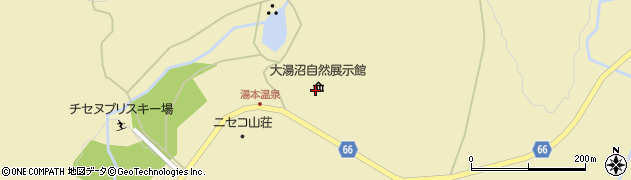 湯本温泉野営場周辺の地図