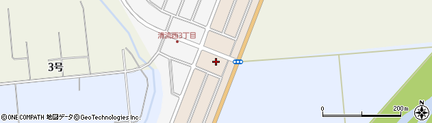 北海道帯広市清流東周辺の地図