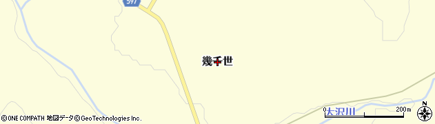 浦幌町役場　幾千世浄水場周辺の地図