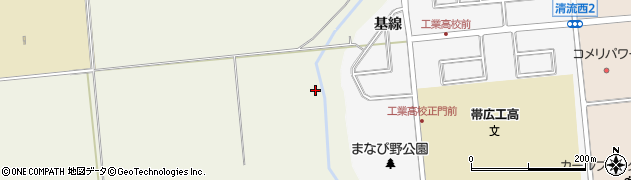 北海道帯広市稲田町（基線）周辺の地図