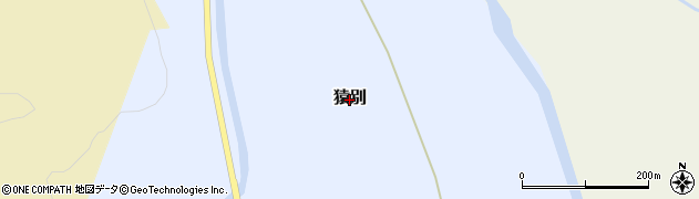 北海道幕別町（中川郡）西猿別周辺の地図