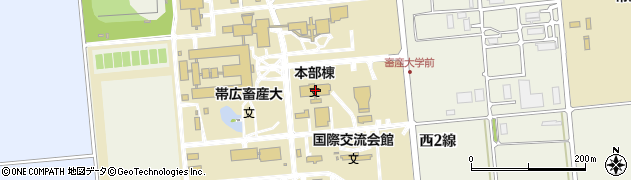 北海道帯広市稲田町西２線11周辺の地図