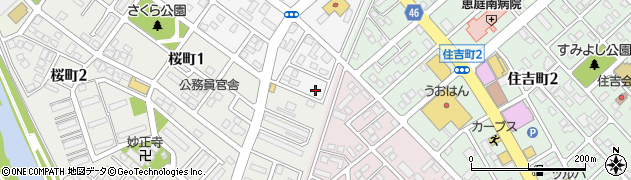 北海道恵庭市泉町175周辺の地図