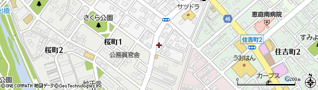 北海道恵庭市泉町158周辺の地図