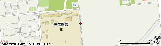 北海道帯広市稲田町（西１線）周辺の地図