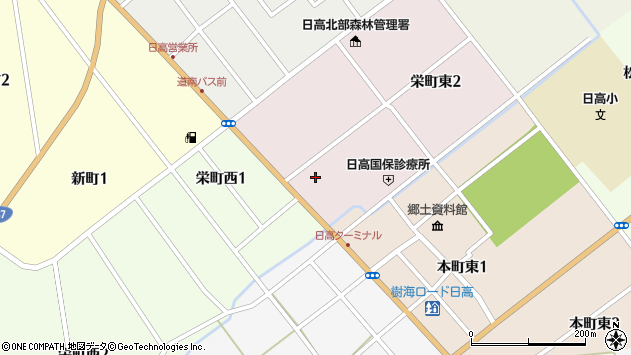 〒055-2303 北海道沙流郡日高町栄町東の地図