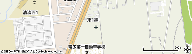 北海道帯広市稲田町（東）周辺の地図