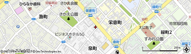 北海道恵庭市泉町5周辺の地図