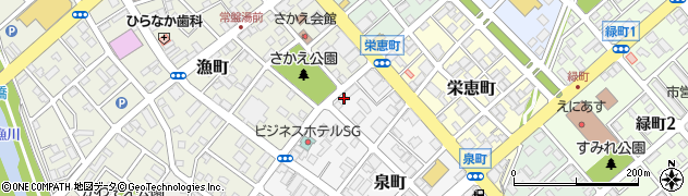 北海道恵庭市泉町15周辺の地図