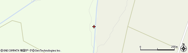 パンケホロナイ川周辺の地図