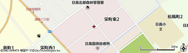 北海道沙流郡日高町栄町東周辺の地図