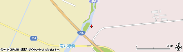 北伏古橋周辺の地図