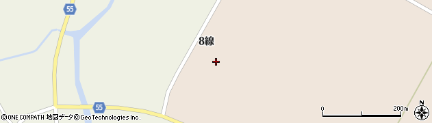 北海道芽室町（河西郡）美生（８線）周辺の地図