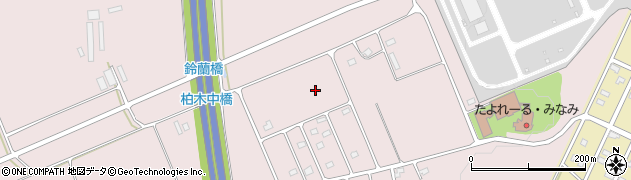 陸上自衛隊　北恵庭駐屯地周辺の地図