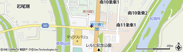 味の時計台 倶知安店周辺の地図