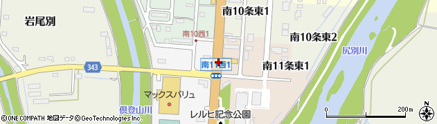 倶知安橋周辺の地図