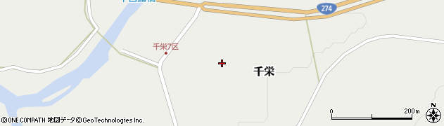 北海道沙流郡日高町千栄周辺の地図