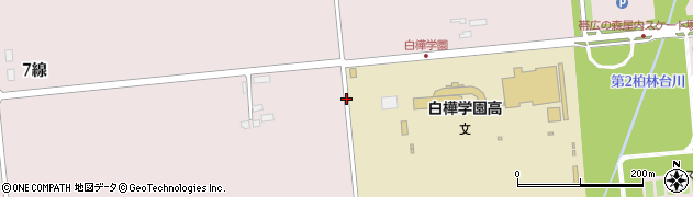北海道芽室町（河西郡）北伏古東（７線）周辺の地図