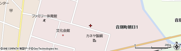 北海道釧路市音別町朝日周辺の地図