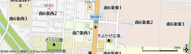 倶知安十字街周辺の地図