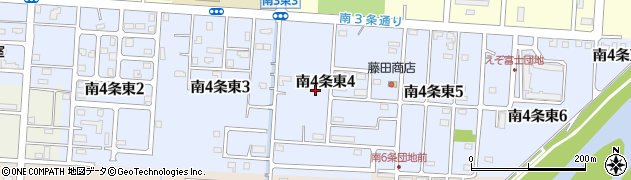 北海道倶知安町（虻田郡）南４条東周辺の地図