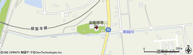 金剛禅寺寺務所周辺の地図