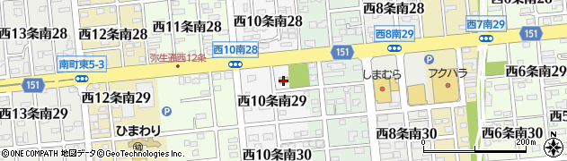 セブンイレブン帯広弥生通店周辺の地図