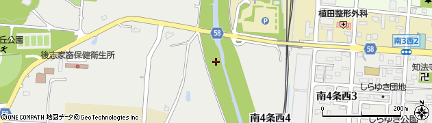 双観橋周辺の地図