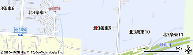 北海道虻田郡倶知安町北３条東周辺の地図