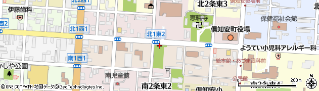 倶知安神社屯宮周辺の地図
