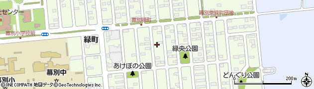 北海道幕別町（中川郡）緑町周辺の地図