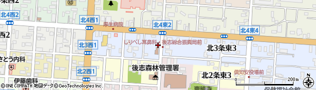 アイリス警備株式会社　倶知安営業所周辺の地図