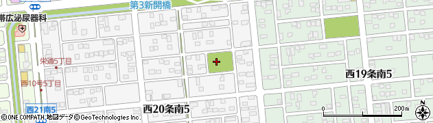 きぼう第2児童公園周辺の地図