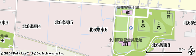 北海道倶知安町（虻田郡）北６条東周辺の地図