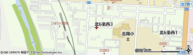 北海道虻田郡倶知安町北６条西周辺の地図