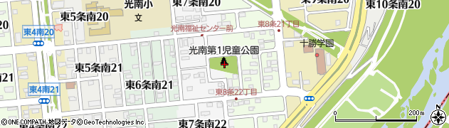 光南第1児童公園周辺の地図