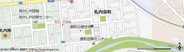 北海道幕別町（中川郡）札内泉町周辺の地図