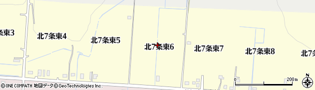 北海道倶知安町（虻田郡）北７条東周辺の地図