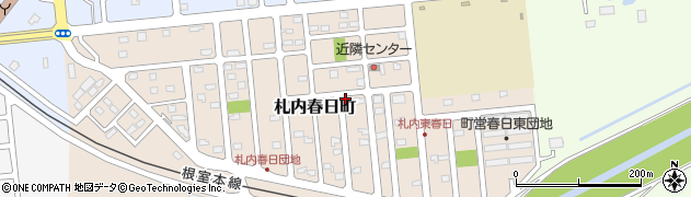 北海道幕別町（中川郡）札内春日町周辺の地図