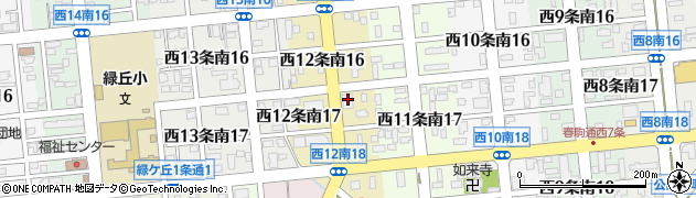 在宅マッサージ治療院寿楽　帯広店周辺の地図