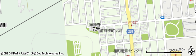 北海道幕別町（中川郡）札内桂町周辺の地図