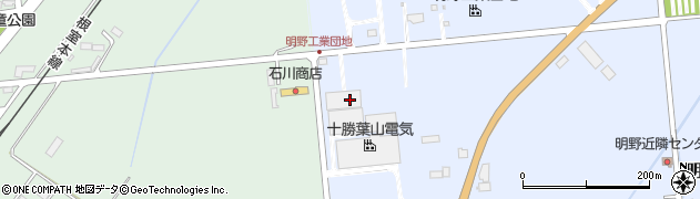 十勝葉山電器株式会社　管理課周辺の地図