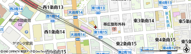 株式会社フジプロ帯広本社周辺の地図