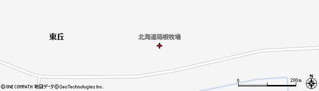 北海道箱根牧場周辺の地図