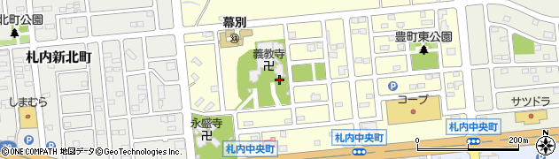 義教寺周辺の地図