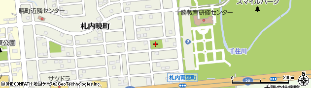 暁町公園周辺の地図