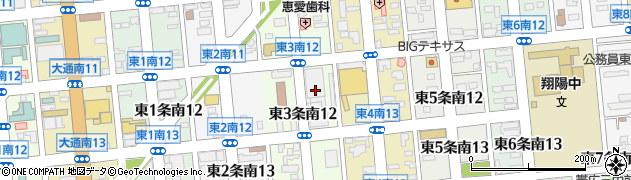 テルウェル東日本株式会社　北海道支店・帯広支店周辺の地図