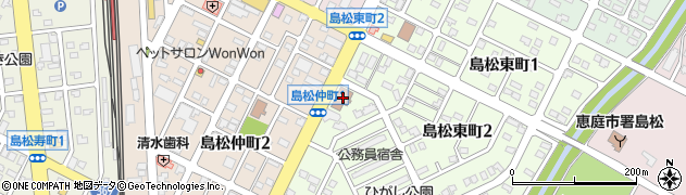 島松郵便局 ＡＴＭ周辺の地図